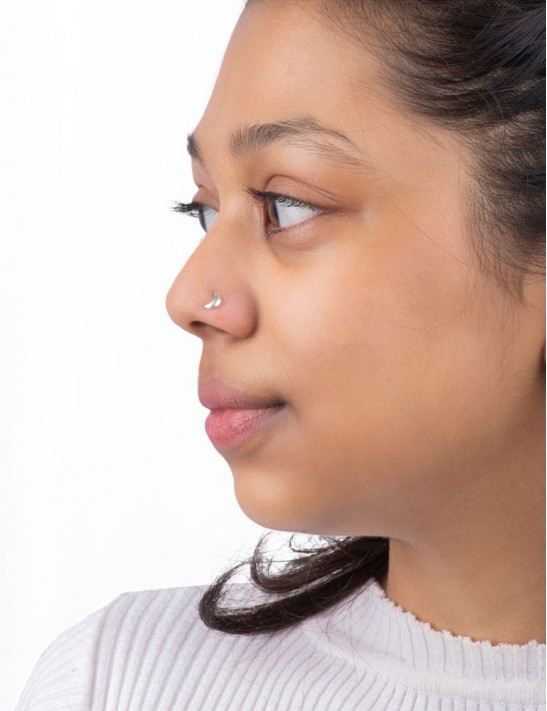 Half moon 2025 nose pin